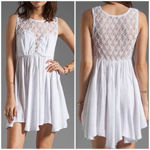 Free People Fiesta Dress XS white crochet lace - Picture 13 of 13